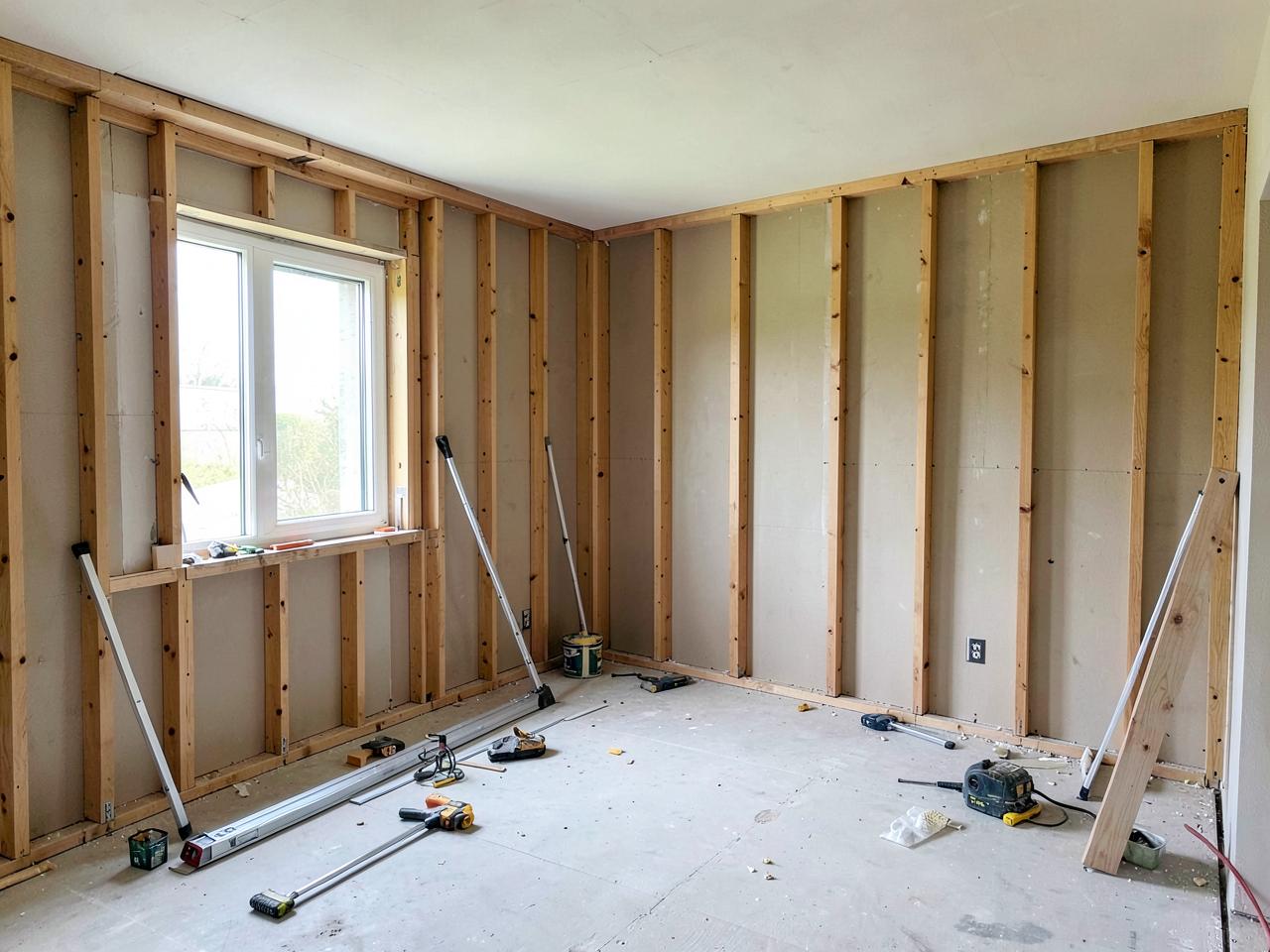 Totalrenovering — utført arbeid